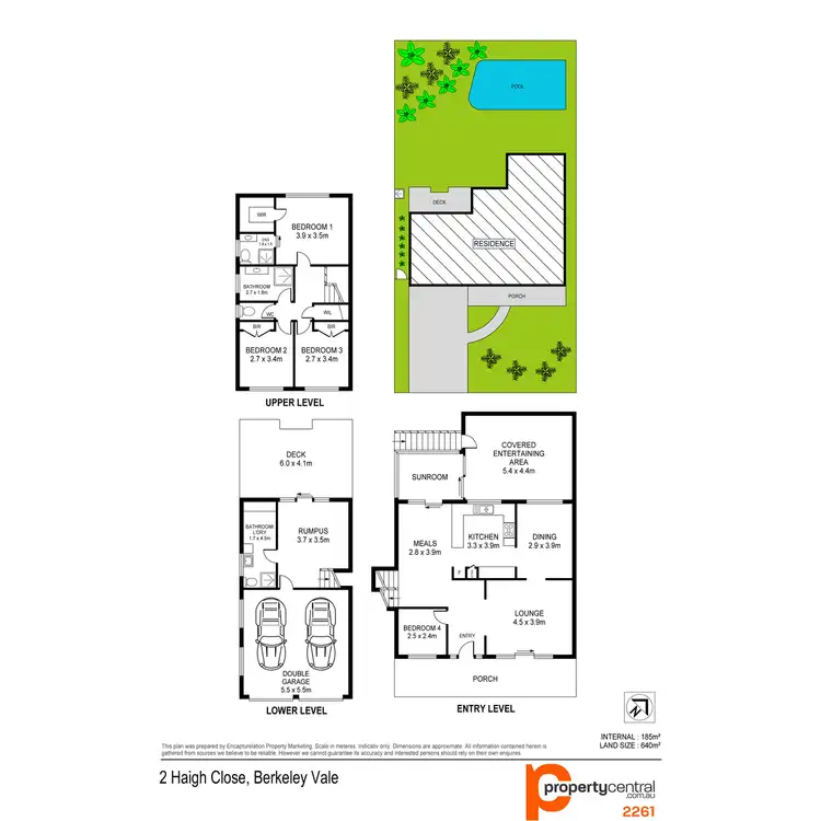 Floorplan of Homely house listing, 2 Haigh Close, Berkeley Vale NSW 2261