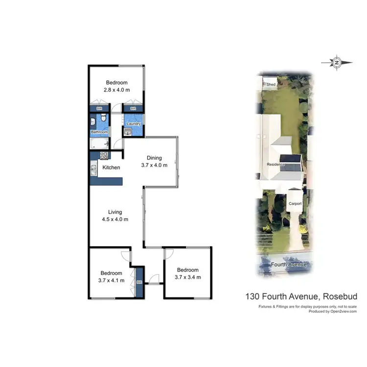 Floorplan of Homely house listing, 130 Fourth Avenue, Rosebud VIC 3939