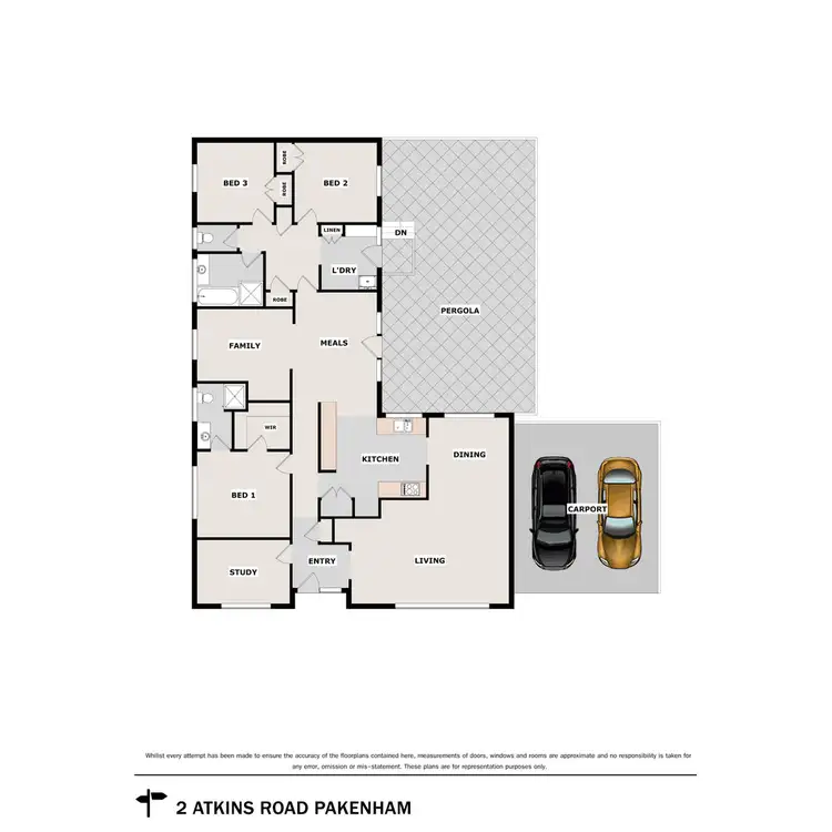Floorplan of Homely house listing, 2 Atkins Road, Pakenham VIC 3810