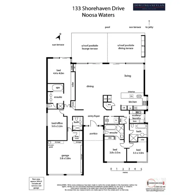 Floorplan of Homely house listing, 133 Shorehaven Drive, Noosa Waters QLD 4566
