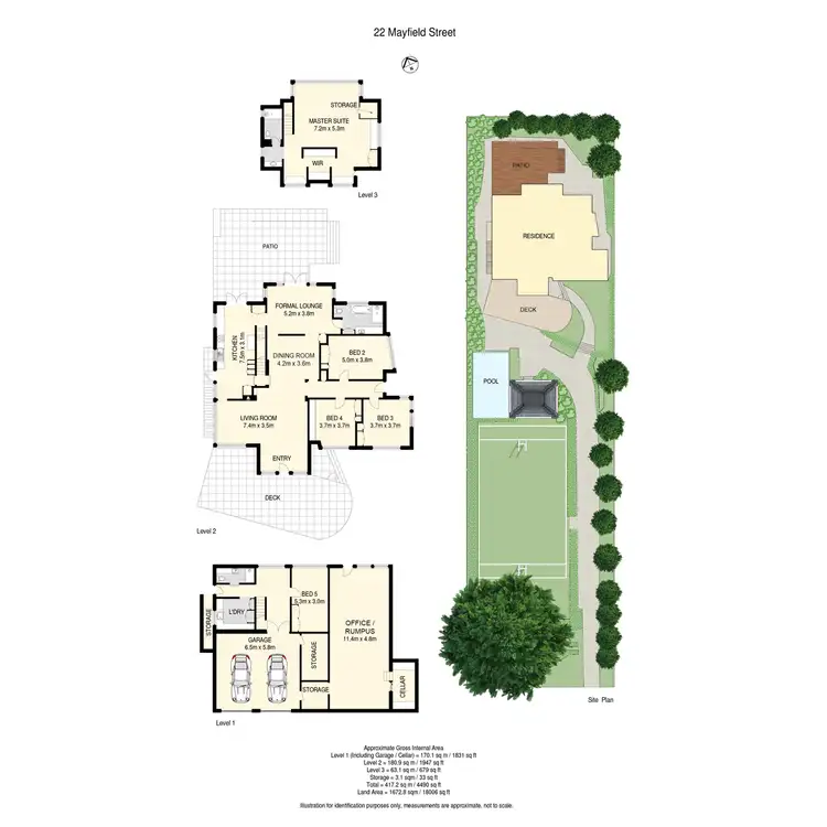 Floorplan of Homely house listing, 22 Mayfield Street, Ascot QLD 4007