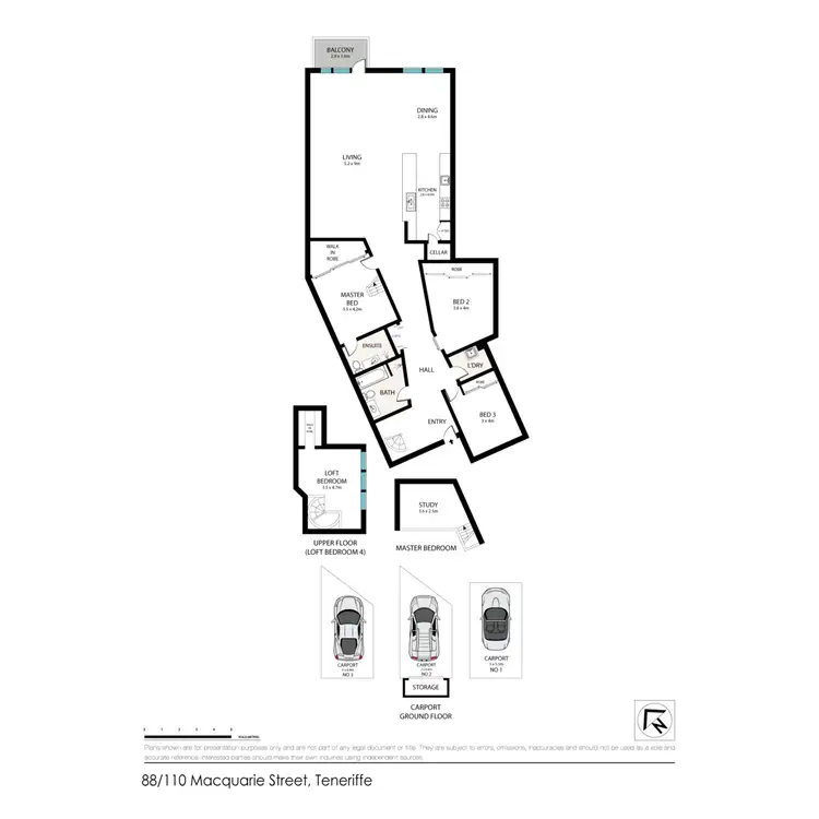 Floorplan of Homely apartment listing, 110 Macquarie St, Teneriffe QLD 4005