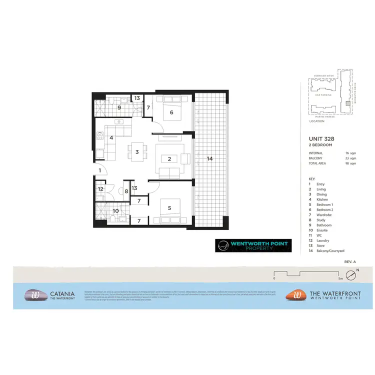 Floorplan of Homely apartment listing, 328/26 Baywater Drive, Wentworth Point NSW 2127