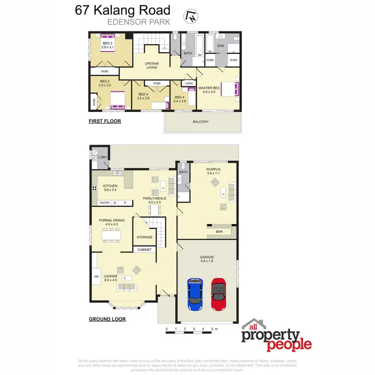 Floorplan of Homely house listing, 67 Kalang Road, Edensor Park NSW 2176