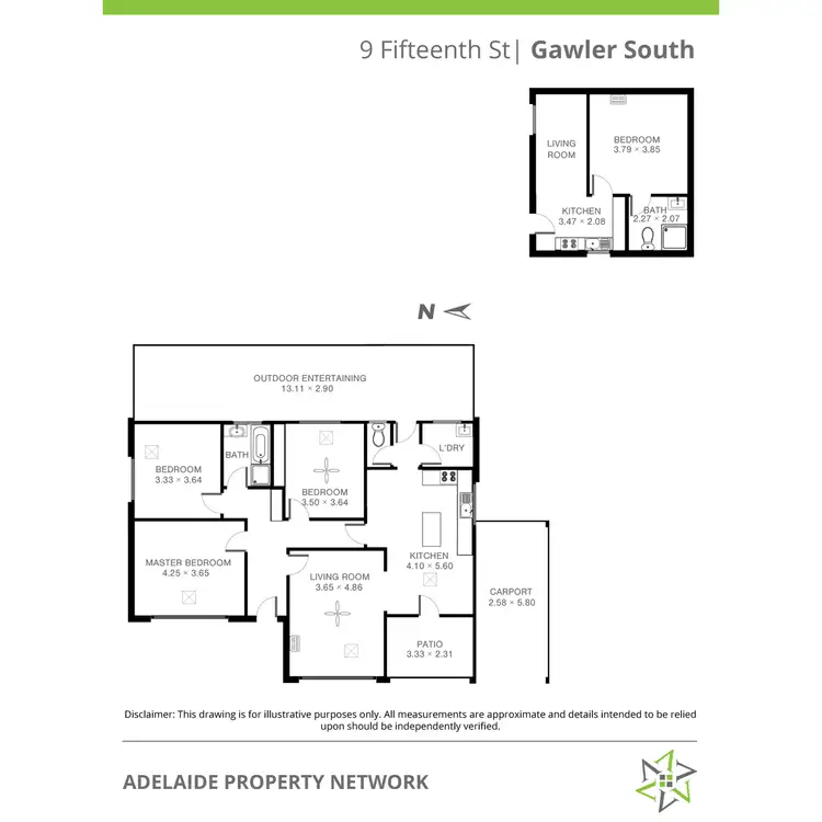 Floorplan of Homely house listing, 9 Fifteenth Street, Gawler South SA 5118