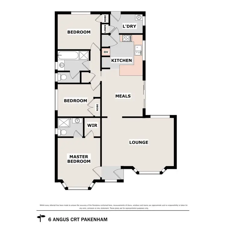 Floorplan of Homely house listing, 6 Angus Court, Pakenham VIC 3810