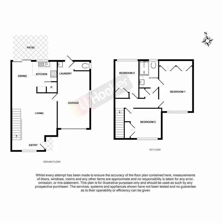 Floorplan of Homely townhouse listing, 6/59 Nursery Avenue, Runcorn QLD 4113