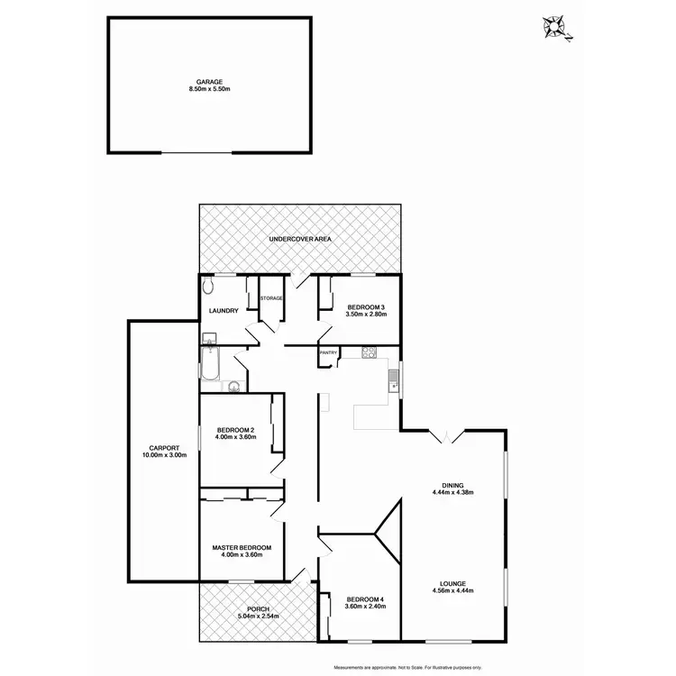 Floorplan of Homely house listing, 89 Benalla Street, Benalla VIC 3672
