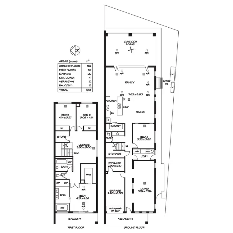 Floorplan of Homely house listing, 4A Alexander Avenue, Grange SA 5022