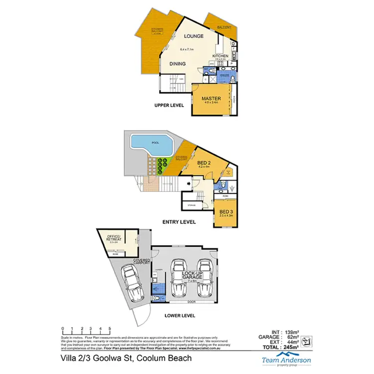 Floorplan of Homely house listing, 2/3 Goolwa Street, Coolum Beach QLD 4573