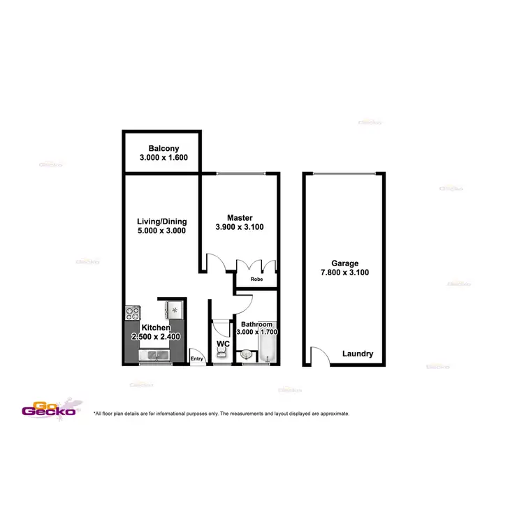 Floorplan of Homely unit listing, 5/47 Pioneer Street, Zillmere QLD 4034