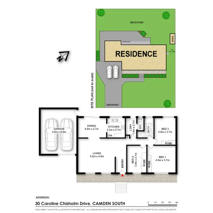 Floorplan of Homely house listing, 30 Caroline Chisholm Drive, Camden South NSW 2570