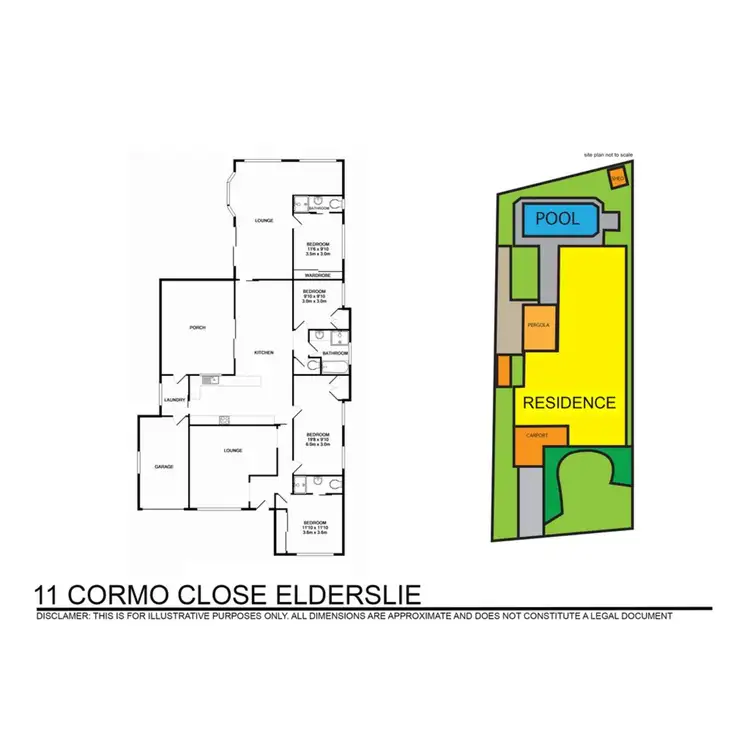 Floorplan of Homely house listing, 11 Cormo Close, Elderslie NSW 2570