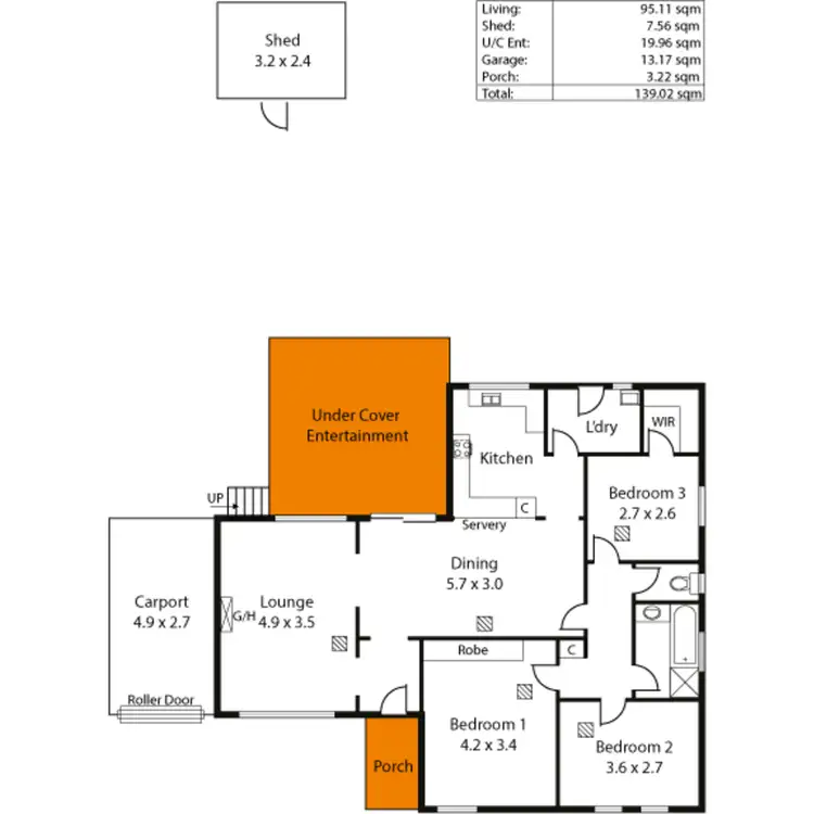 Floorplan of Homely house listing, 3 Schulze Court, Athelstone SA 5076