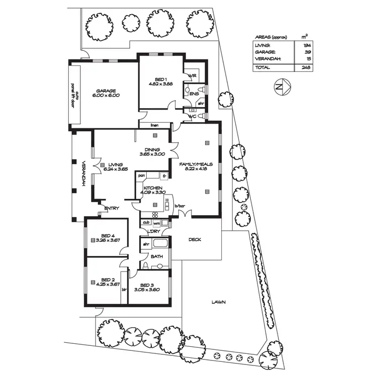 Floorplan of Homely house listing, 1 David Street, Magill SA 5072