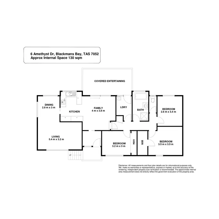 Floorplan of Homely house listing, 6 Amethyst Drive, Blackmans Bay TAS 7052