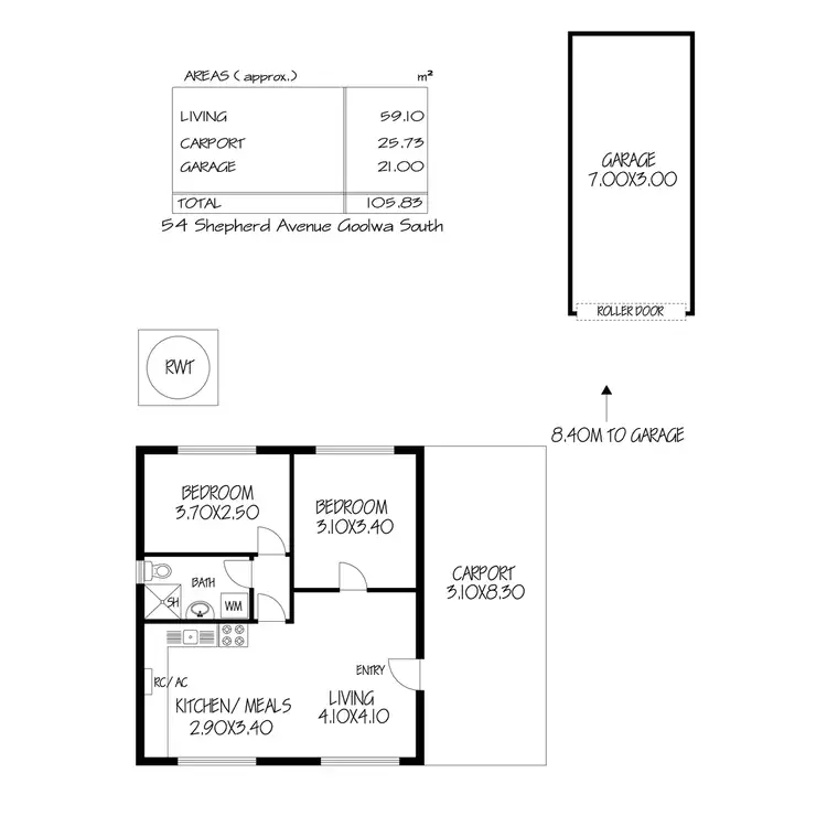Floorplan of Homely house listing, 54 Shepherd Avenue, Goolwa South SA 5214