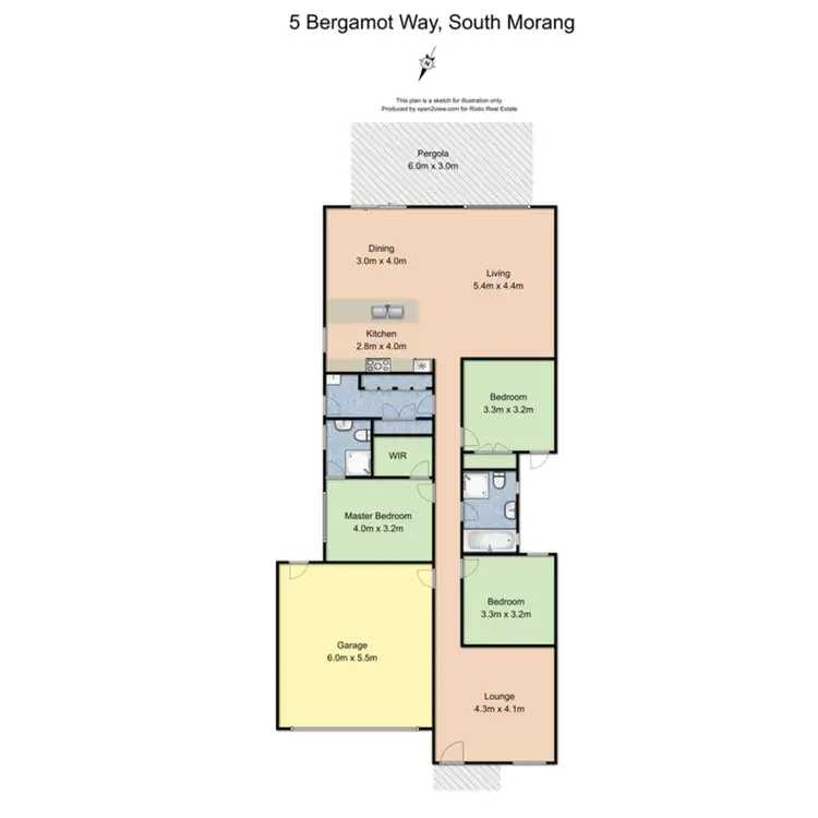 Floorplan of Homely house listing, 5 Bergamot Way, South Morang VIC 3752