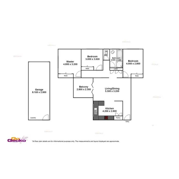 Floorplan of Homely unit listing, 3/53 Kidston Terrace, Chermside QLD 4032