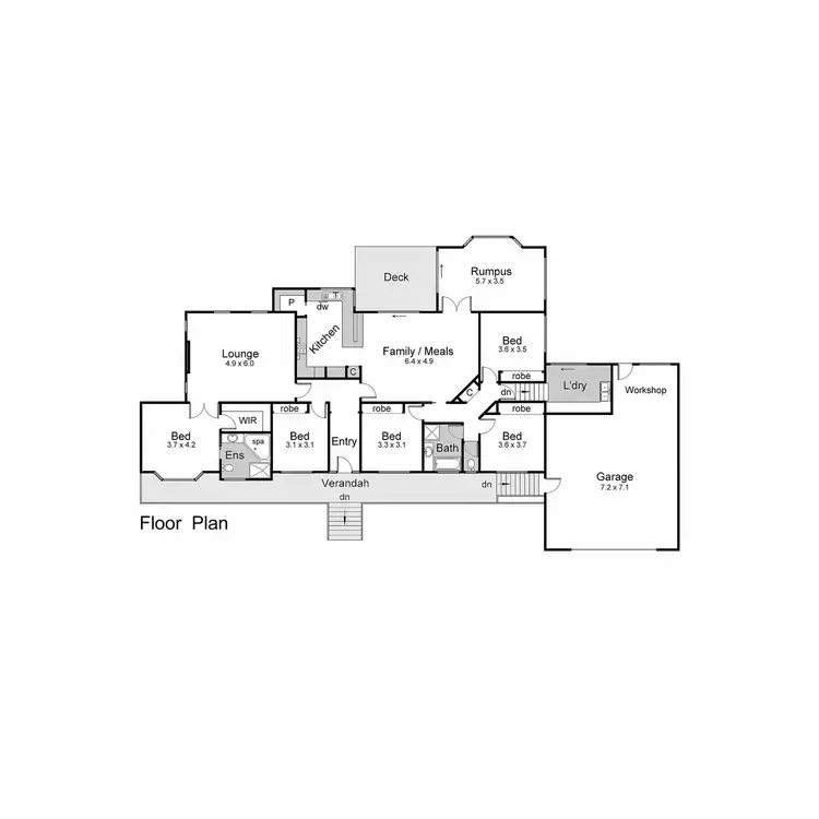 Floorplan of Homely house listing, 94 Two Bays Road, Mount Eliza VIC 3930