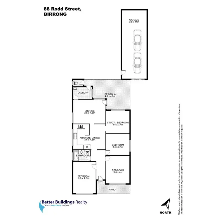 Floorplan of Homely house listing, 88 Rodd Street, Birrong NSW 2143