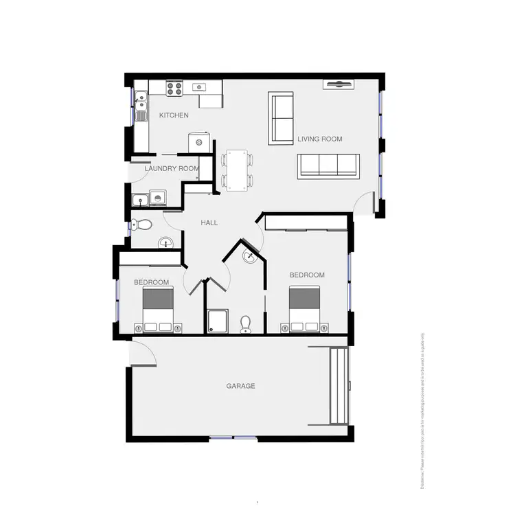 Floorplan of Homely unit listing, 3/5 Monaro Street, Pambula NSW 2549