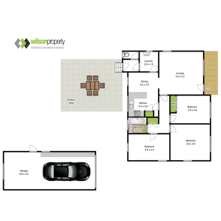 Floorplan of Homely house listing, 5 Murphy Crescent, Traralgon VIC 3844