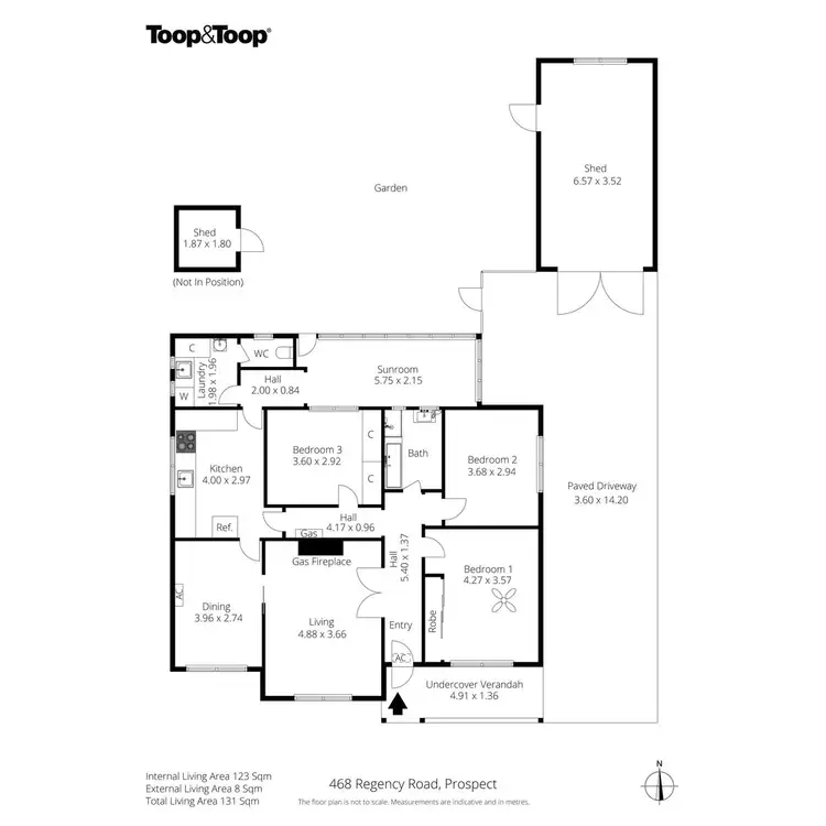 Floorplan of Homely house listing, 468 Regency Road, Prospect SA 5082