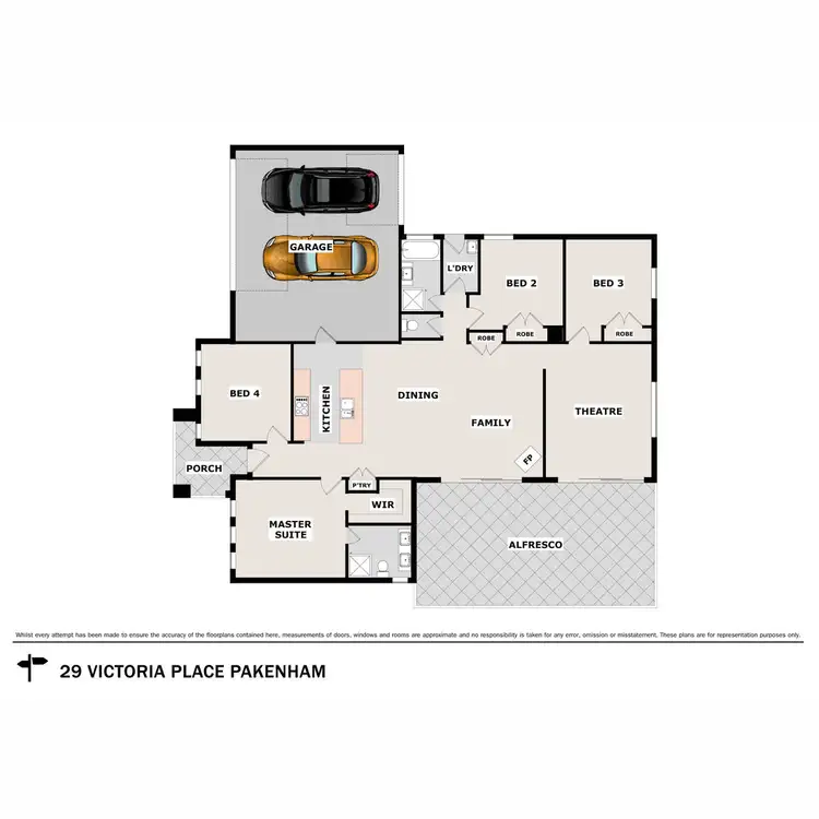 Floorplan of Homely house listing, 29 Victoria Place, Pakenham VIC 3810