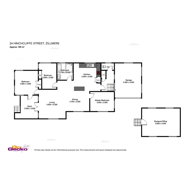 Floorplan of Homely house listing, 24 Hinchcliffe Street, Zillmere QLD 4034
