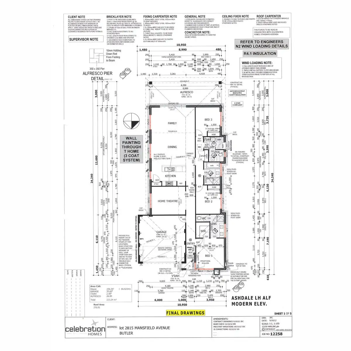 Floorplan of Homely house listing, 8 Mansfield Avenue, Butler WA 6036