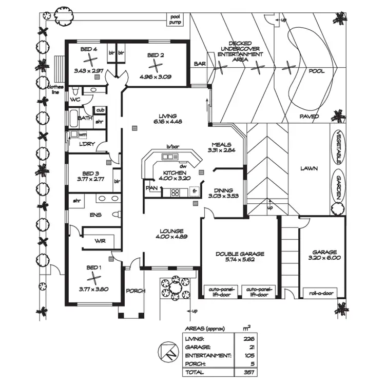 Floorplan of Homely house listing, 18 Nugent Place, Golden Grove SA 5125