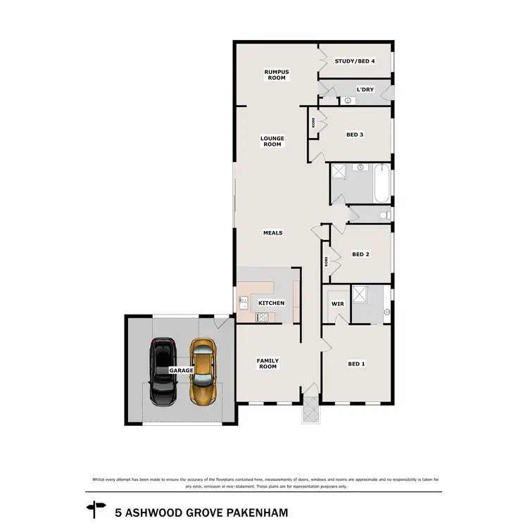 Floorplan of Homely house listing, 5 Ashwood Grove, Pakenham VIC 3810