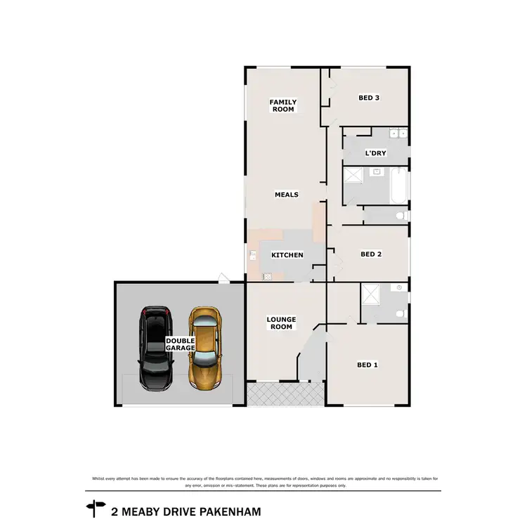 Floorplan of Homely house listing, 2 Meaby Drive, Pakenham VIC 3810