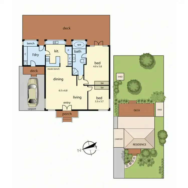 Floorplan of Homely house listing, 120 Rymer Avenue, Safety Beach VIC 3936
