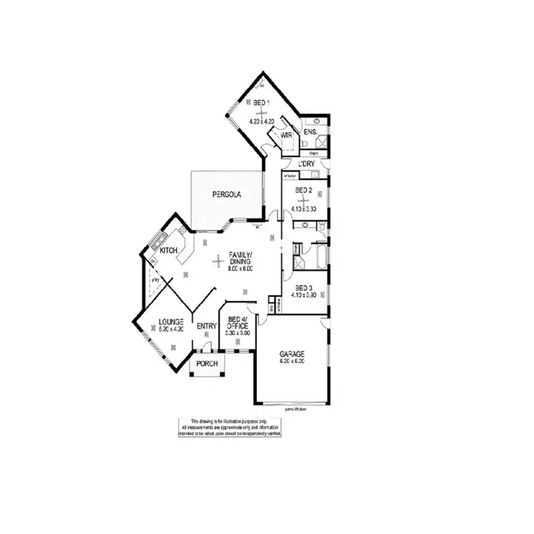 Floorplan of Homely house listing, 1 Skyline Place, Mount Gambier SA 5290