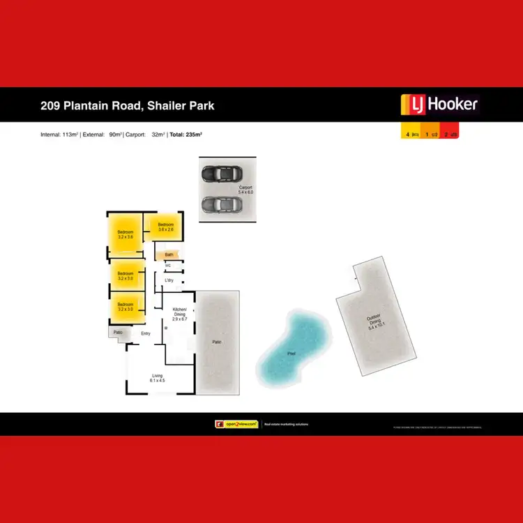 Floorplan of Homely house listing, 209 Plantain Road, Shailer Park QLD 4128