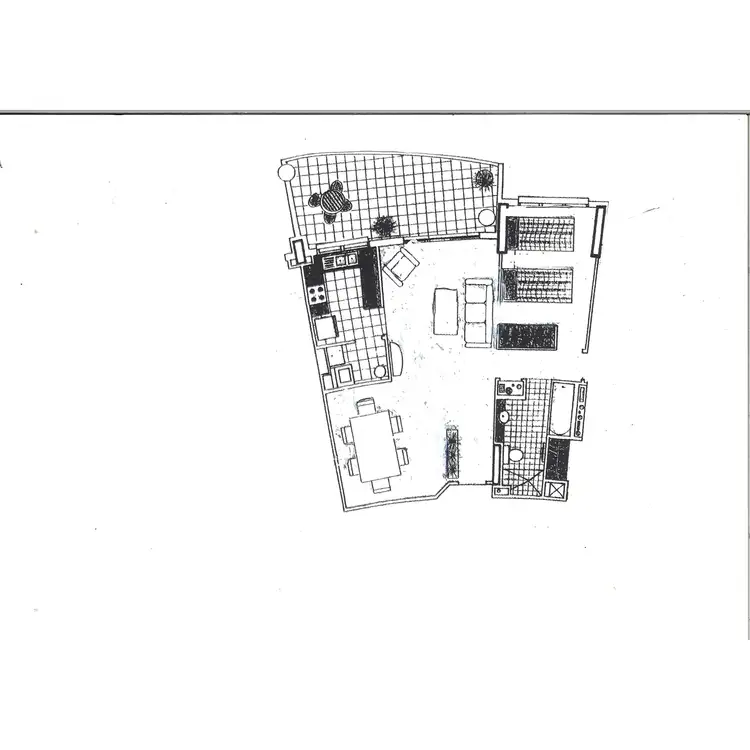Floorplan of Homely apartment listing, The Meriton, 29 Woodroffe Avenue, Main Beach QLD 4217