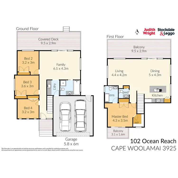 Floorplan of Homely house listing, 102 Ocean Reach, Cape Woolamai VIC 3925
