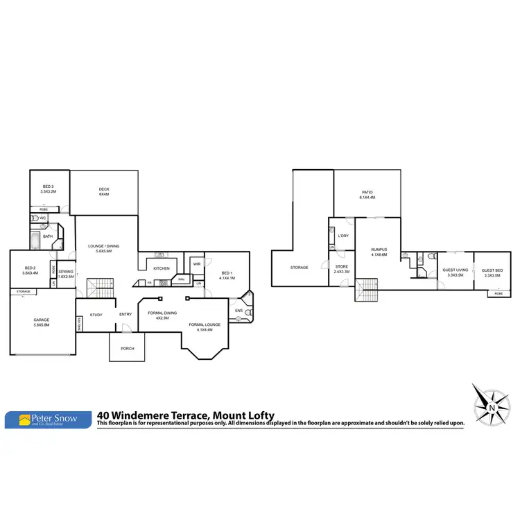 Floorplan of Homely house listing, 40 Windemere Terrace, Mount Lofty QLD 4350