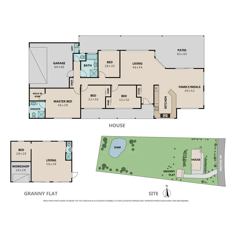 Floorplan of Homely house listing, 82 Weston Drive, Bunya QLD 4055
