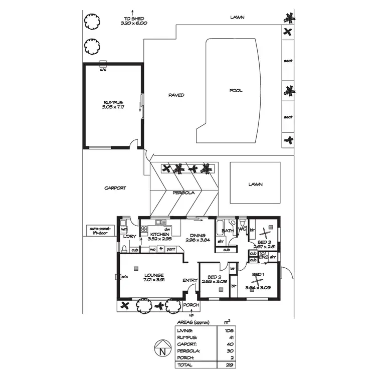 Floorplan of Homely house listing, 27 Granville Street, Semaphore Park SA 5019