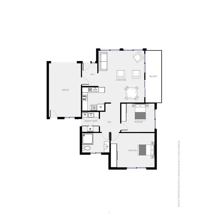Floorplan of Homely unit listing, 4/1b Golf Circuit, Tura Beach NSW 2548