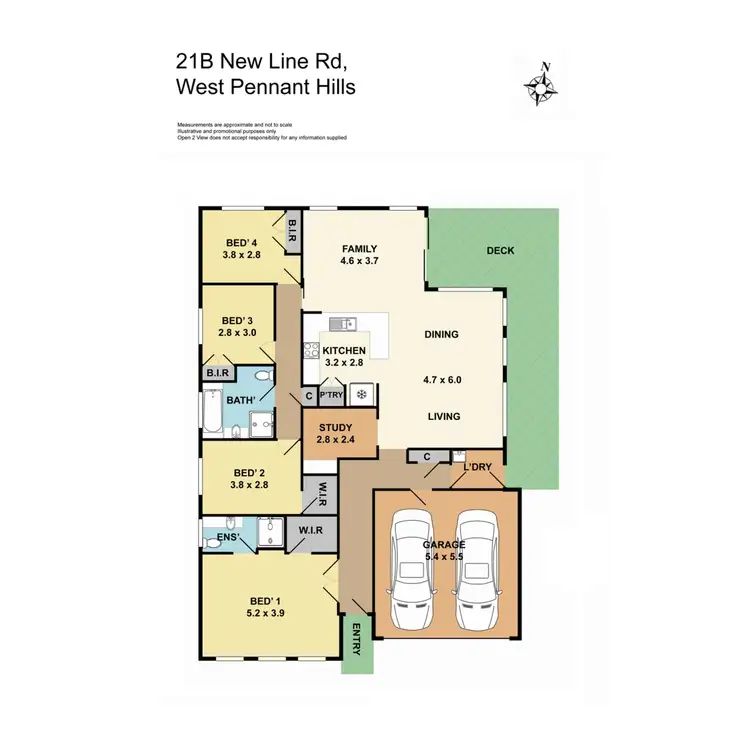 Floorplan of Homely house listing, 21B New Line Road, West Pennant Hills NSW 2125