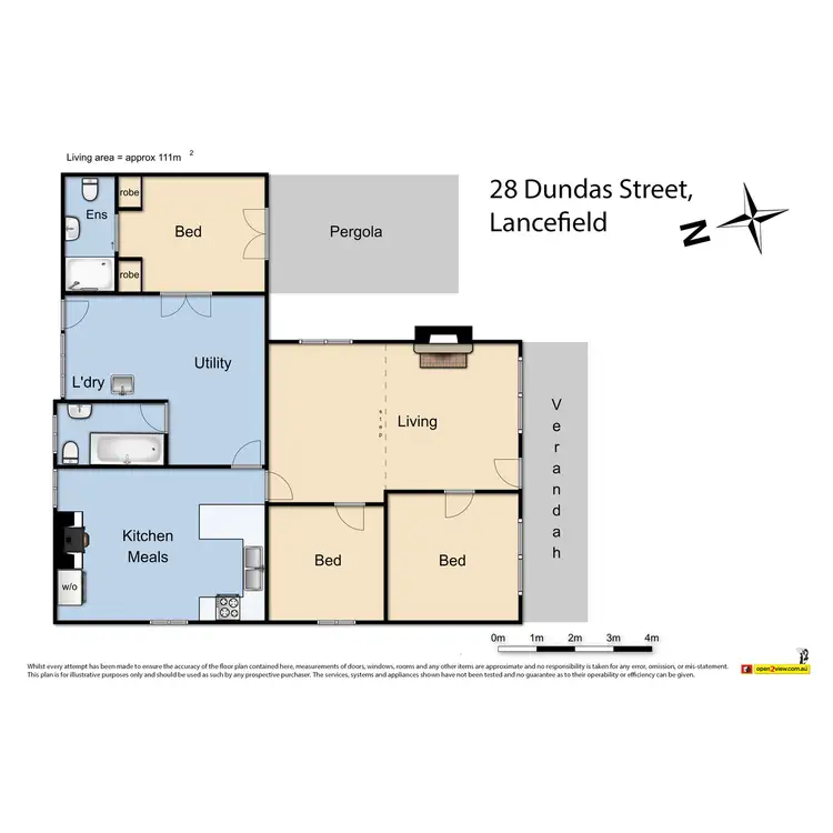 Floorplan of Homely house listing, 28 Dundas Street, Lancefield VIC 3435