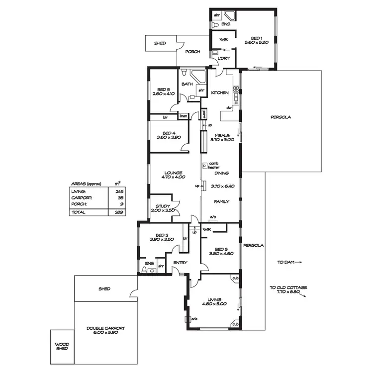 Floorplan of Homely house listing, 78 Cricklewood Road, Heathfield SA 5153