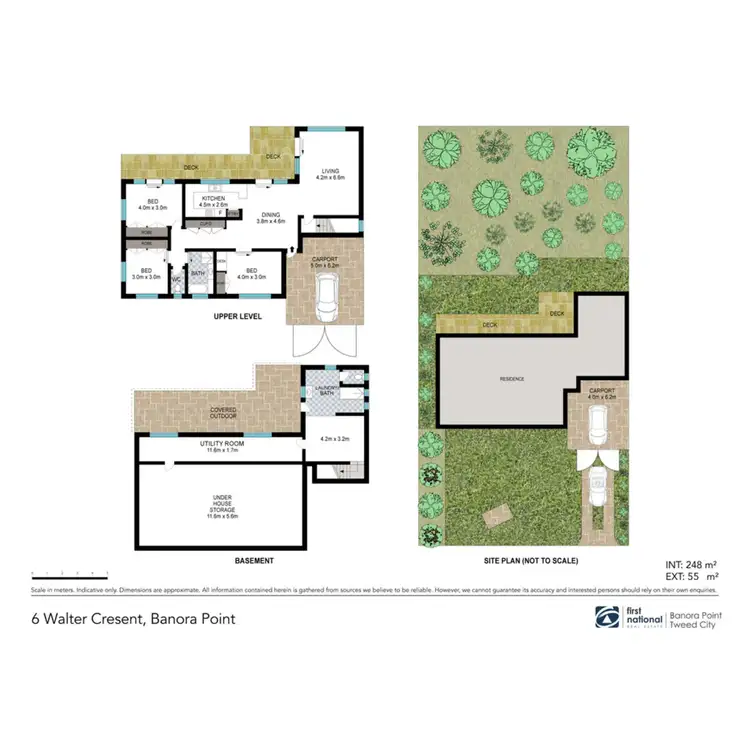 Floorplan of Homely house listing, 6 Walter Crescent, Banora Point NSW 2486