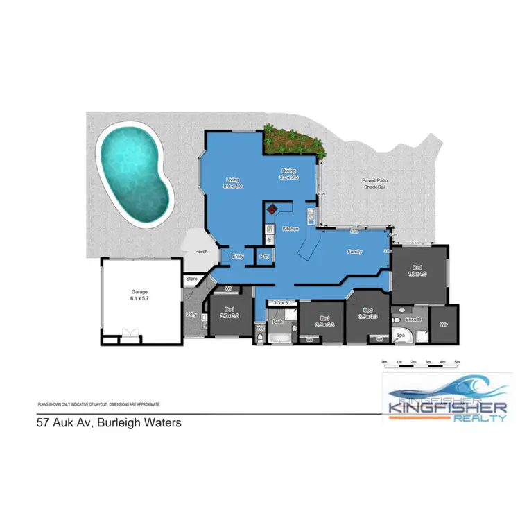 Floorplan of Homely house listing, 57a Auk Avenue, Burleigh Waters QLD 4220