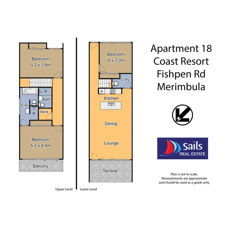 Floorplan of Homely townhouse listing, 18/1 Elizabeth Street, Merimbula NSW 2548