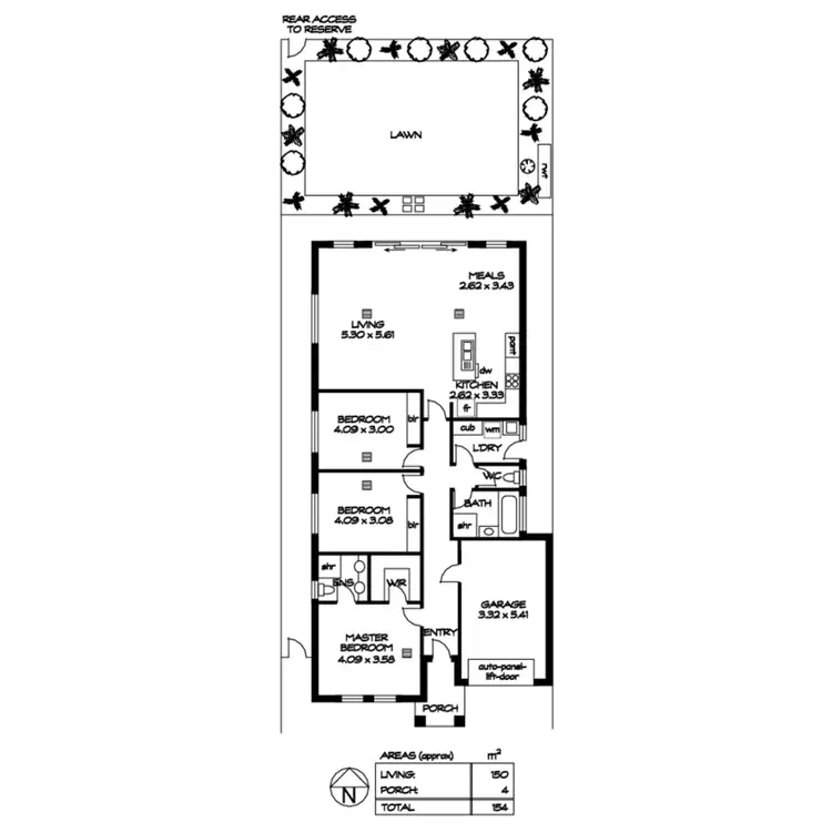 Floorplan of Homely house listing, 40A Greenfield Crescent, West Lakes Shore SA 5020